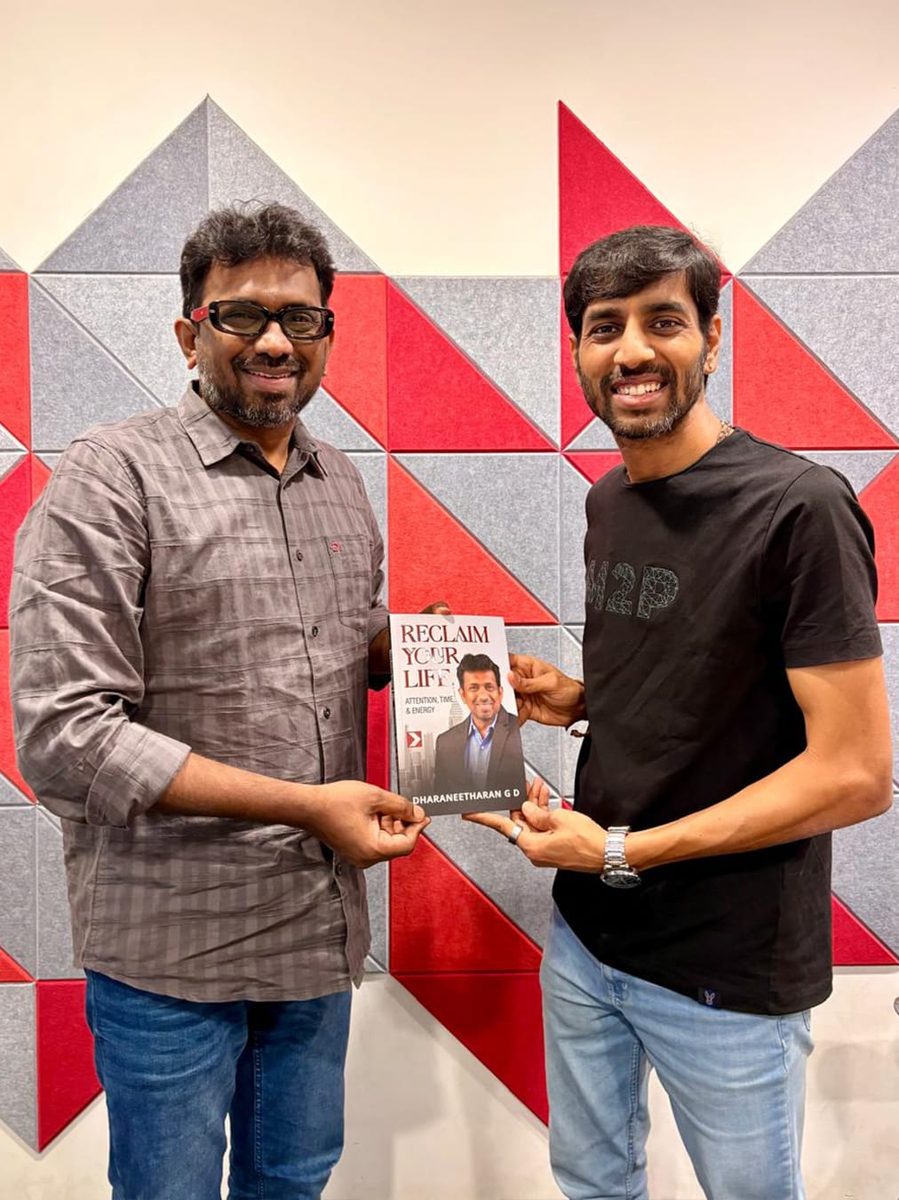 Dharaneetharan with leaders and changemakers